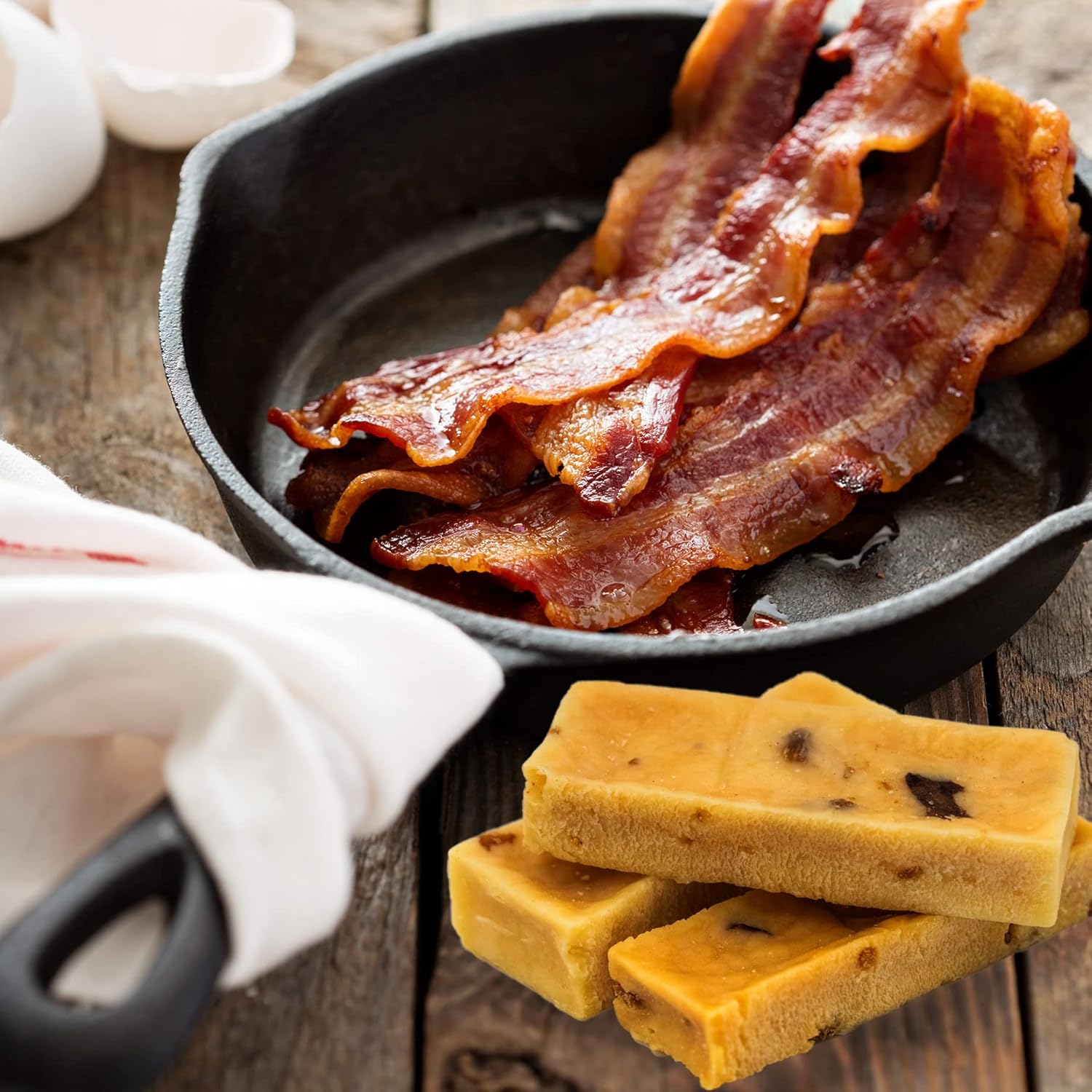 Bacon Flavor Gold Yak Chews for Large Dogs (1 lb to 5lb Bags)